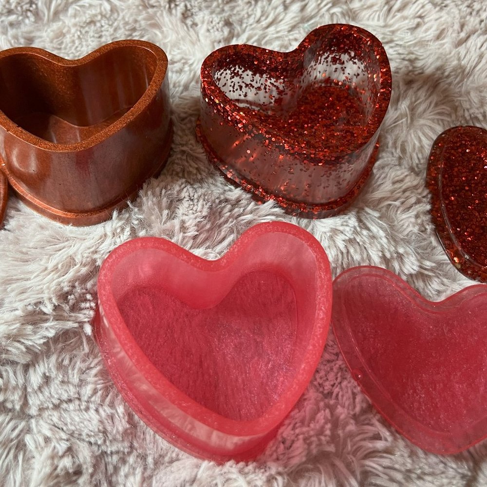 Handmade Heart Trinket/ Jewelry Box